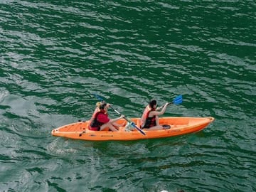 3-hour admiring the sunset on Lan Ha Bay: Kayaking, Swimming