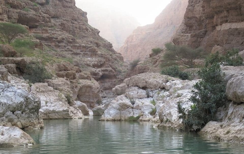 Wadi Shab and Bimmah Sinkhole Adventure Tour in Muscat