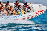 Hold on tight for the high-speed splash! Experience the pure adrenaline rush of the Dubai Speedboat: Iconic Marina to Atlantis Adventure Ride—the fastest and fun way to see the city's coastal icons!