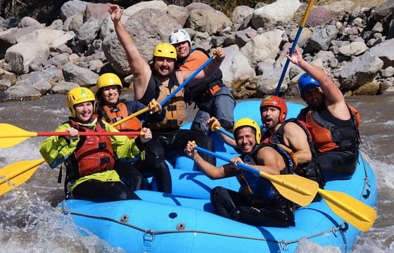 Private Full Day Rafting and Wine From Santiago
