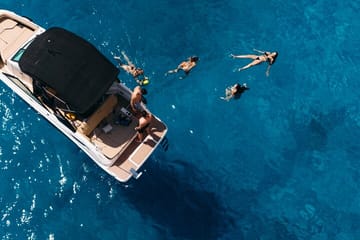 Private Sea Ray SDX Tour of Adamas and Milos, Greece
