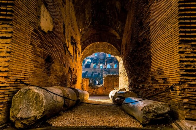 Inside view of Colosseum