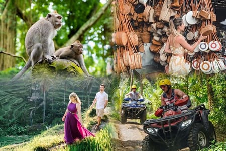 Adventure-Filled Ubud Tour: ATV Ride, Monkey Forest & Tegalalang Rice Terrace