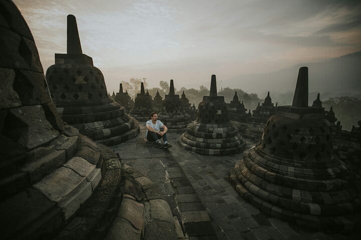 Merapi Jeep Sunrise, Borobudur Climb Up, Prambanan Temple Tour