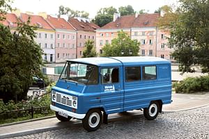 Best of Warsaw - private tour by retro minibus with hotel pickup