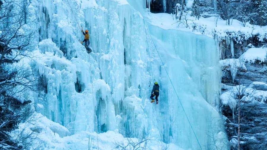 Korem Water Fall Insider Korouoma Frozen Waterfalls - Visit Rovaniemi