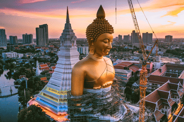 Cultural Temple Tour in Ban Pho and Phrong Akat, Bangkok