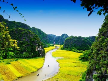 Hoa Lu Tam Coc Mua Cave 1 Day Group Tour (Lunch, Boat & Bike)
