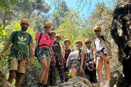 Family Adventure From Athens Canyoning at Pisia Canyon
