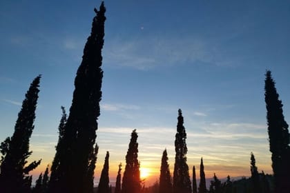 Athens Sunset Hymettus Mountain Hike