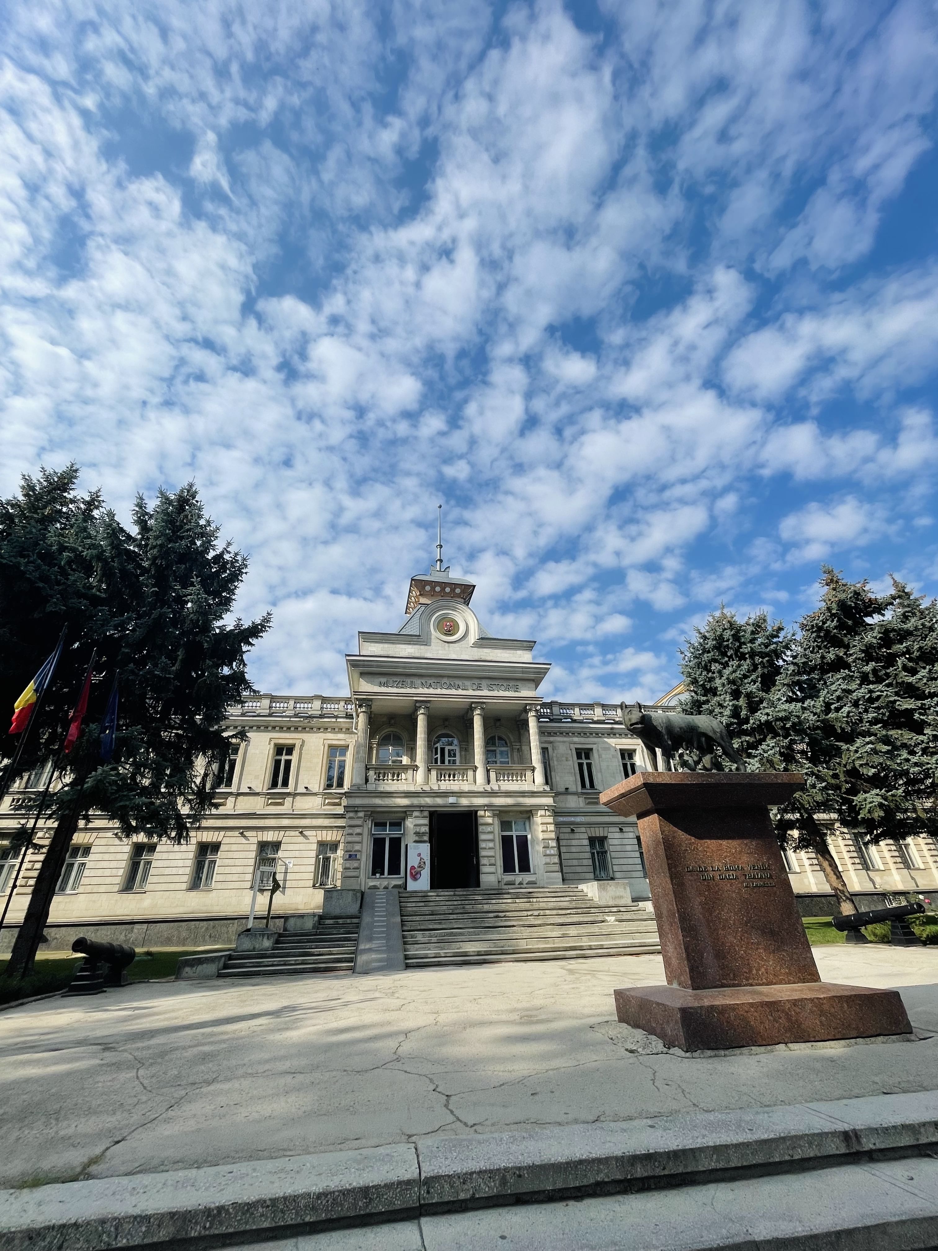At the entrance to the museum is the She-wolf with Romulus and Remus