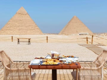 Luxury Giza Pyramids Tour with Breakfast & Camel Ride Experience