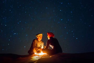 Stargazing Desert Adventure with Jeep and Dinner in Hurghada