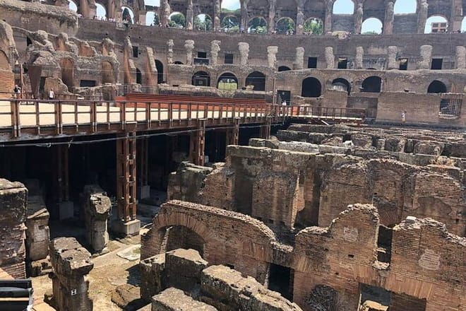 Colosseum view inside