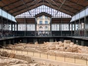 Well preserved medieval ruins of Barcelona