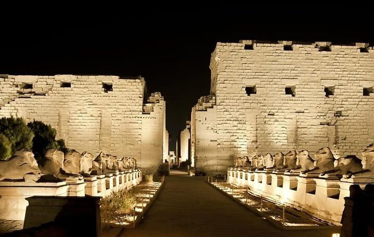 Karnak Night Experience: Private Transfer & Entry Tickets