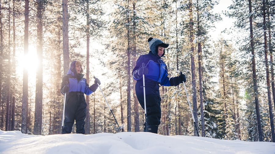 Ski Trekking Safari in Lapland