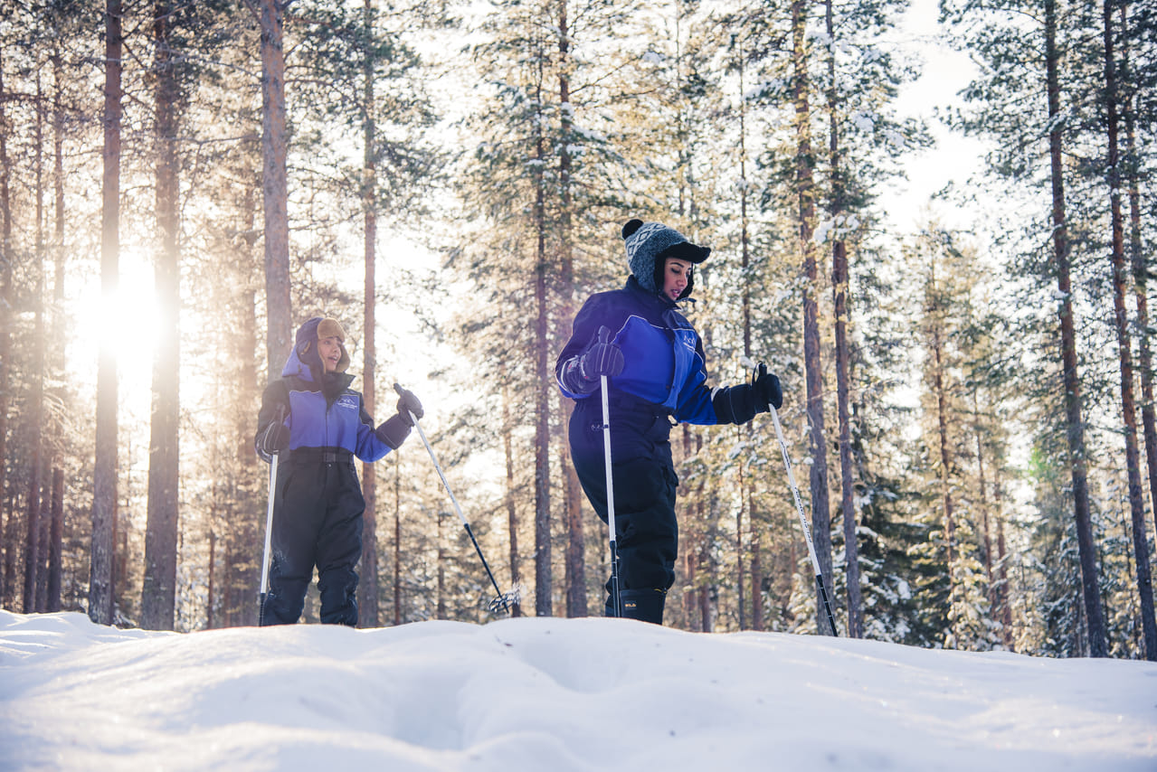 Ski Trekking Safari in Lapland