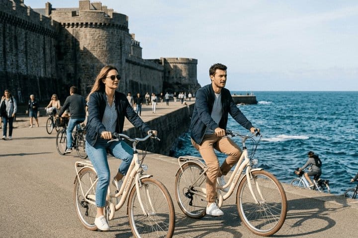 3-hour guided bike ride in Saint-Malo, discovering the coastline and the city's highlights (easy level) 4