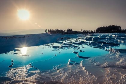 Pamukkale Travertine Terraces and Hierapolis Day Tour