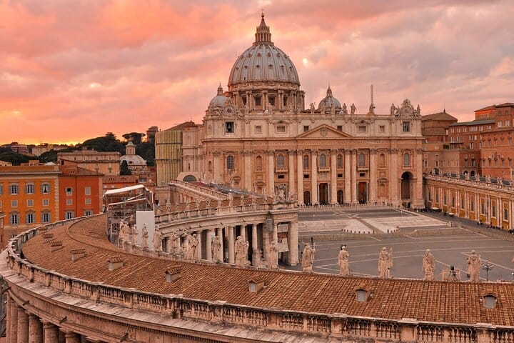 Saint Peter's Basilica and square in Vatican City
