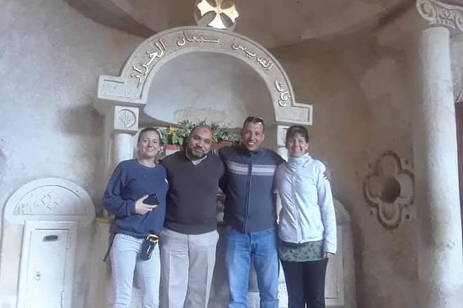 Private Day Tour to Giza Pyramids, Sphinx, Coptic Cairo and Saint Simon Church in Cairo 4