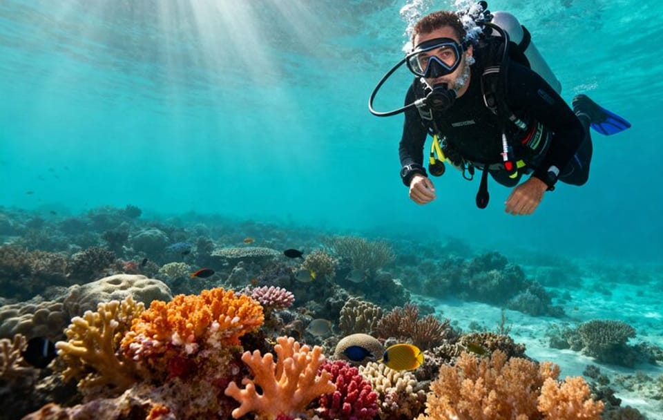 Diving Day Trip to Tiran Island from Sharm El-Sheikh