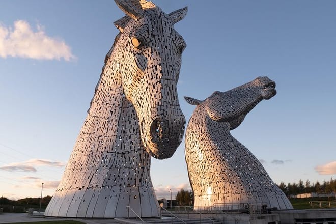 visit the Kelpies ,the Helix , Falkirk , Falkirk tours from Private tours Edinburgh