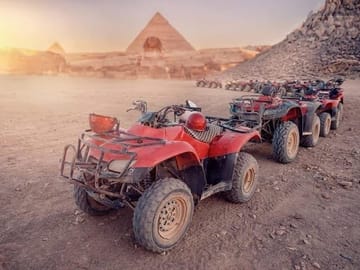 VIP Giza Pyramids Tour + Quad Bike Adventure + Camel Ride & Lunch