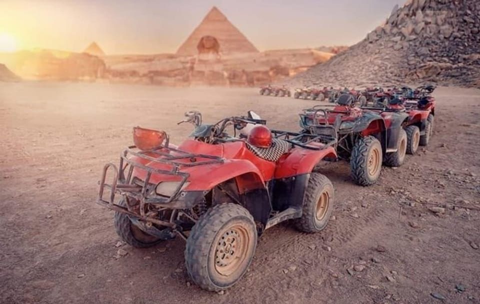 VIP Giza Pyramids Tour with Quad Biking and Camel Ride