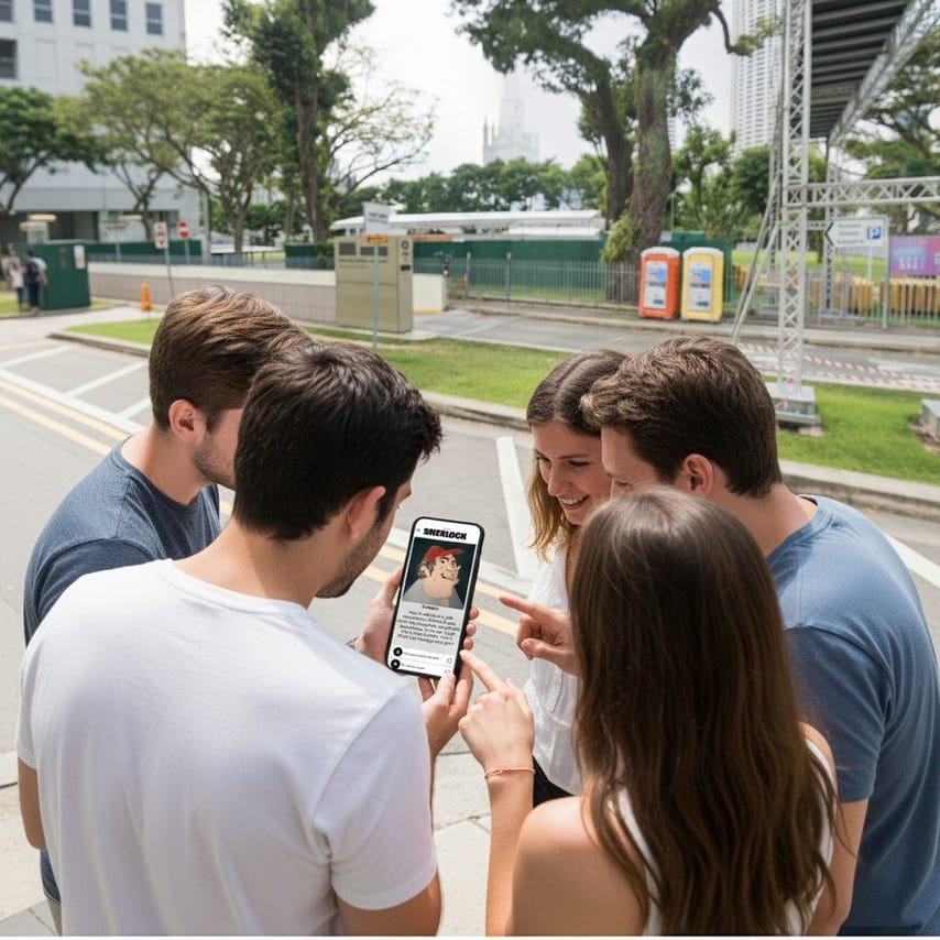 Singapore Self-Guided Sherlock Holmes Murder Mystery Game 3