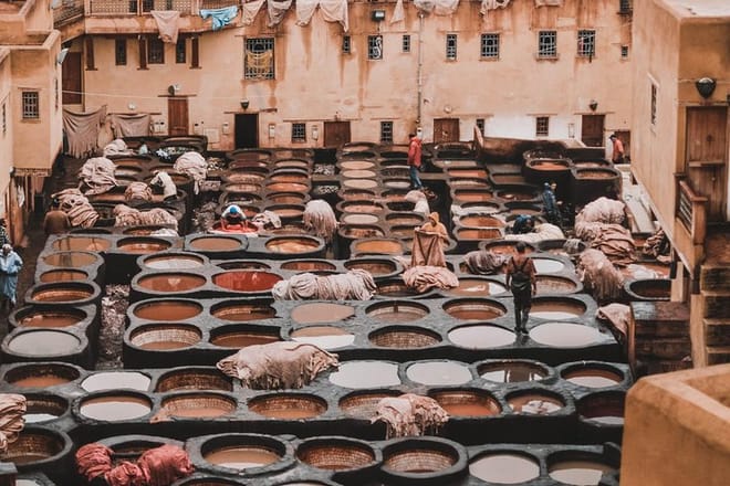 Tannery in Fes