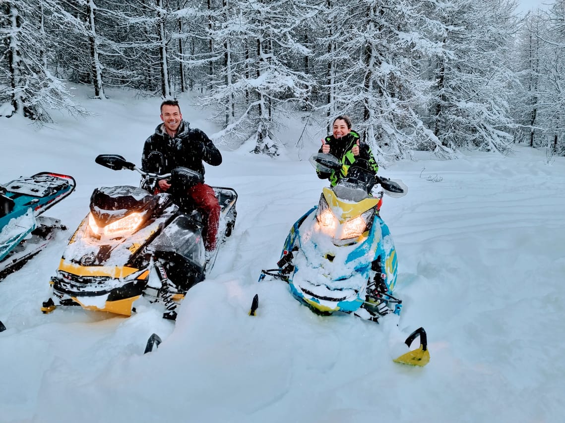 Adventure snowmobile tour Akureyri 9