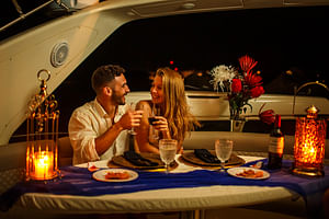 All Inclusive 3 hours Romantic Dinner in 50' Cranchi Mediterrance