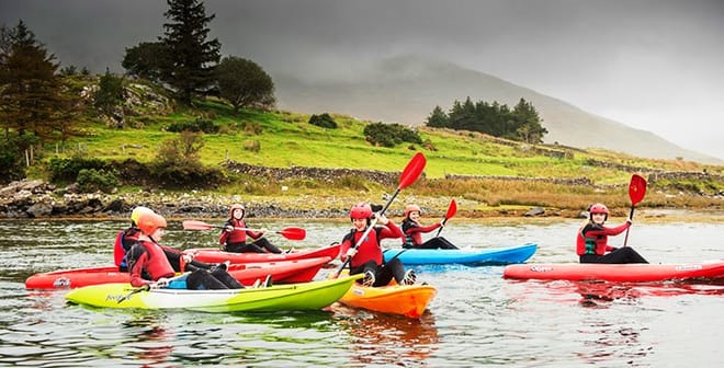 Killary fjord sea kayaking