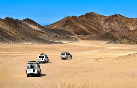 Jeep Safari Adventure and Dinner in Marsa Alam