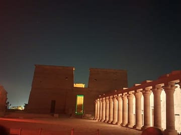 Philae Temple Night Light Show with Private Transfers in Aswan
