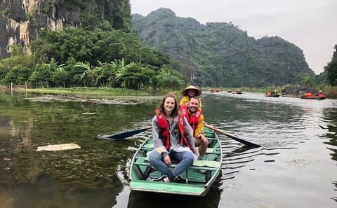 Tam Coc Boating Hoa Lu Private Day Tour and Local Family Visit