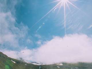 Hornvík on a sunny day