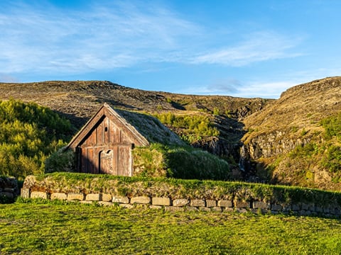 Reconstructed Viking-era farmstead