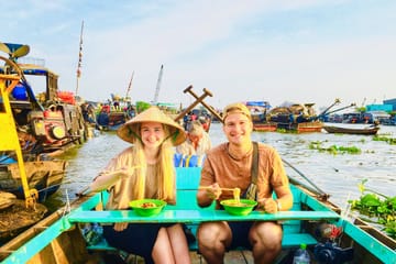 Cai Rang Floating Market and Mua Xuan Nature Reserve Tour