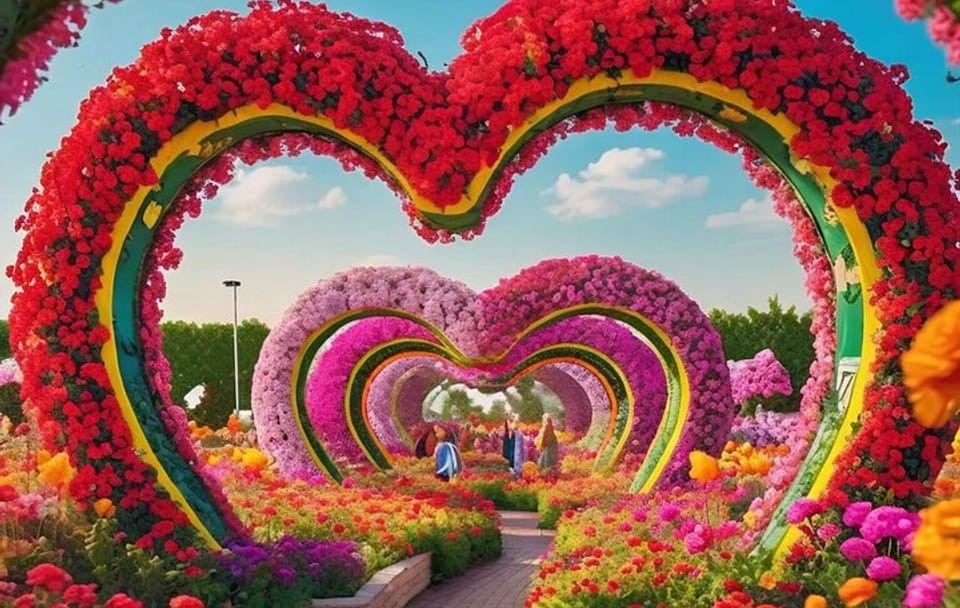 Miracle Garden Ticket Dubai with Private Transfers