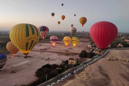Sunrise Hot Air Balloon Ride over Luxor West Bank