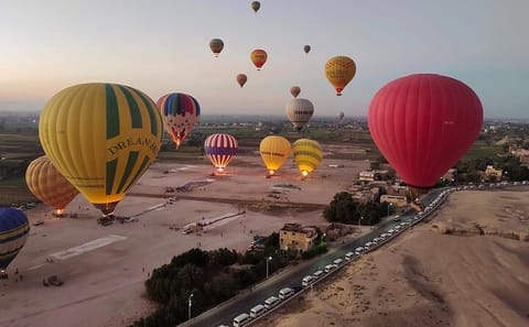 Hot Air Balloon Ride over Luxor's West Bank at Sunrise
