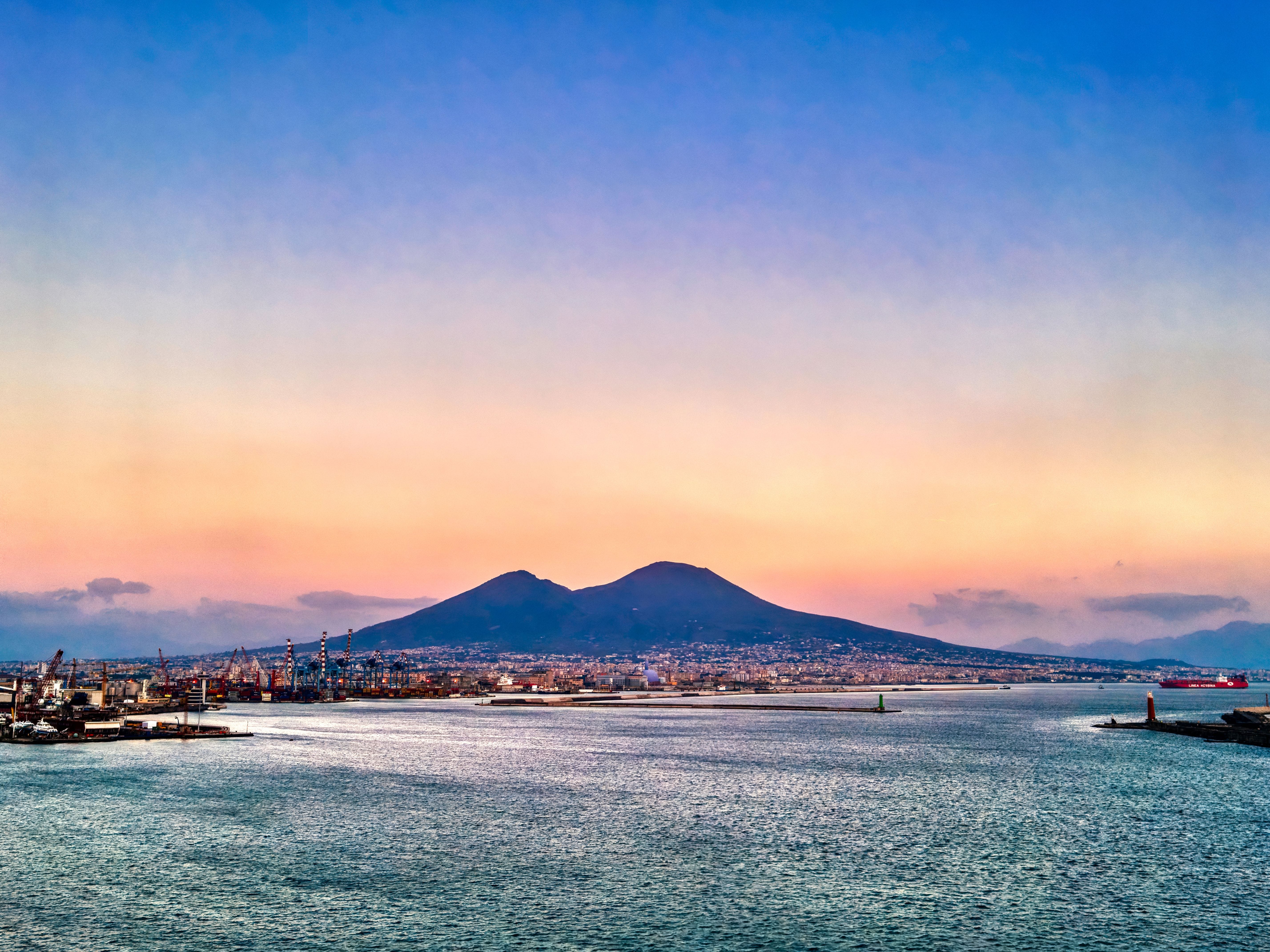 Admire Mount Vesuvius, coastal landscapes and colorful neighborhoods as you travel between Pompeii and Naples.