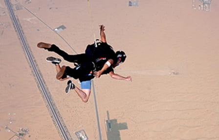 Tandem Skydive Desert- Must do in Dubai with pick up