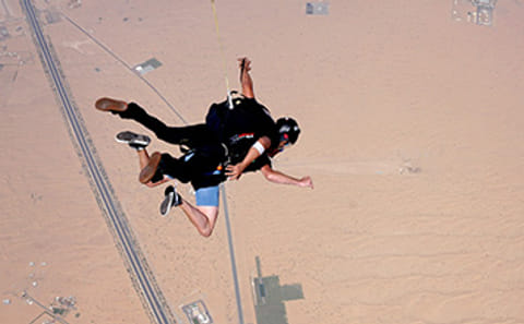 Tandem Skydive Experience Over Dubai's Iconic Skyline