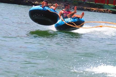 Private Tube Riding in Trincomalee Beach Sri Lanka