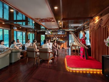 Discover Halong Bay's Wonders: 5* Sonata Cruise with Jacuzzi