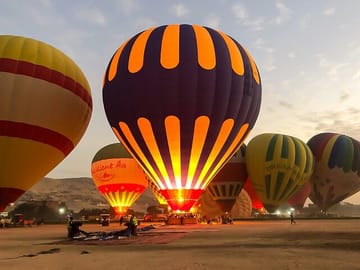 Hot Air Balloon Ride Over Luxor's Ancient Landscapes